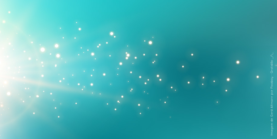 Luzes ilustrando cura